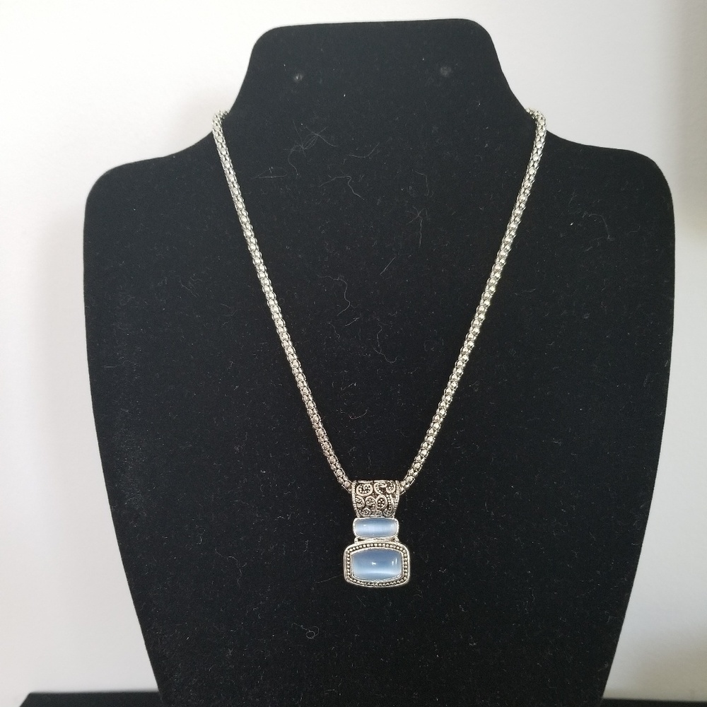 Blue necklace